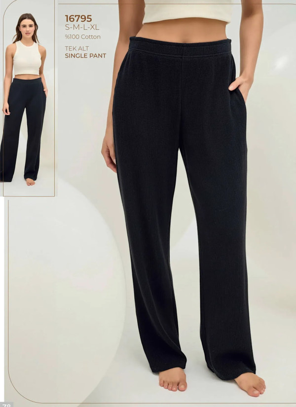 Women's Trousers (S+M+L+XL) Sevim 16795 — wholesale from Turkey