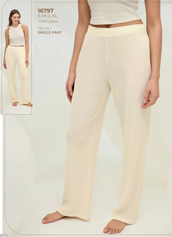 Women's Trousers (S+M+L+XL) Sevim 16797 — Turkish textile wholesale