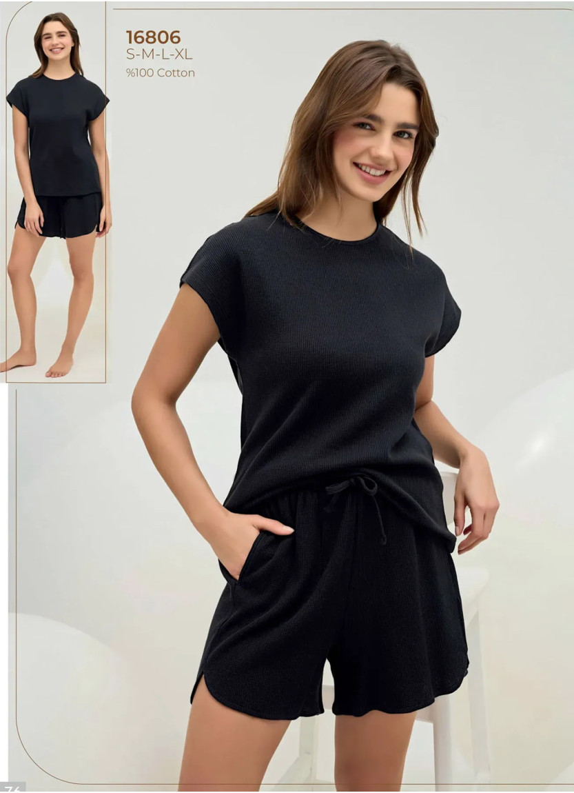 Women's Shorts Set (S+M+L+XL) Sevim 16806 — wholesale from Turkey