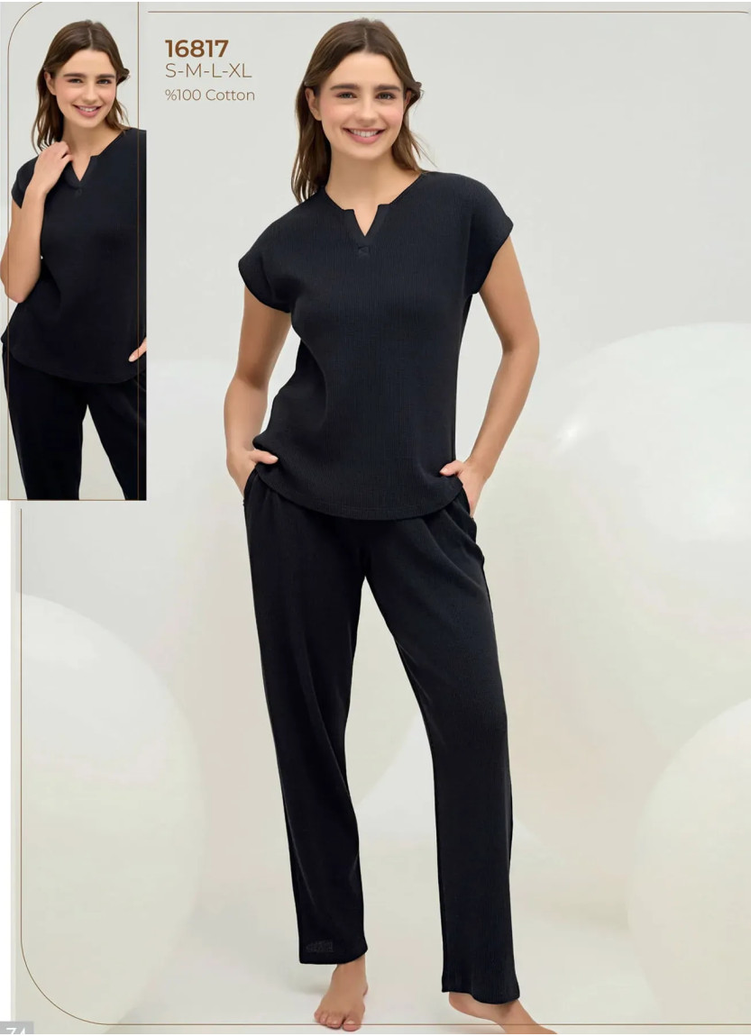 Women's Pajama Set (S+M+L+XL) Sevim 16817 — factory-direct from Turkey