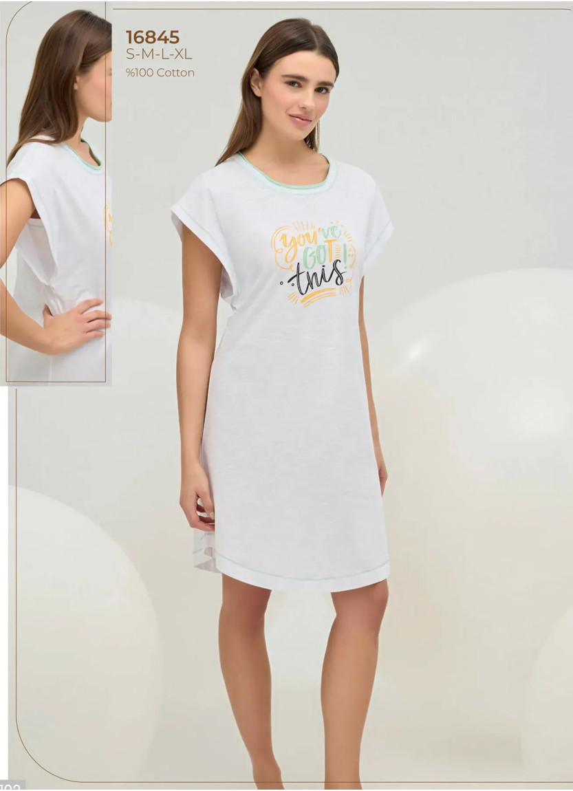 Women's Tunic with Print (S+M+L+XL) Sevim 16845 — Istanbul wholesale supplier