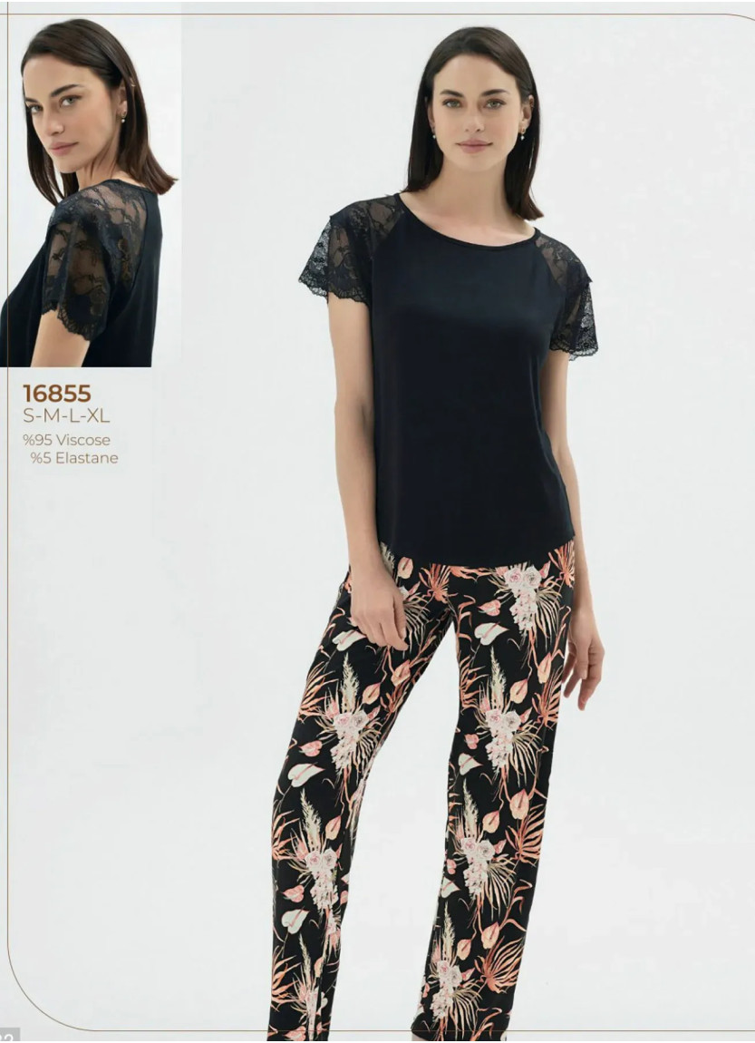 Women's Pajama Set (S+M+L+XL) Sevim 16855 — Istanbul wholesale supplier