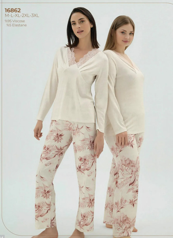 Women's Pajama Set (M+L+XL+2XL+3XL) Sevim 16862 — wholesale for boutiques