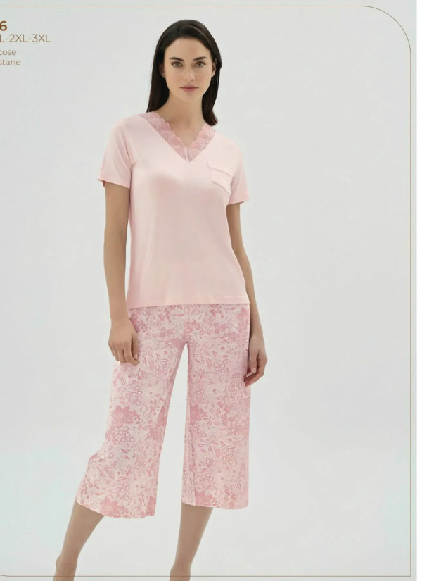 Women's Pajama Set (S+M+L+XL) Sevim 16886 — Turkey wholesale collection