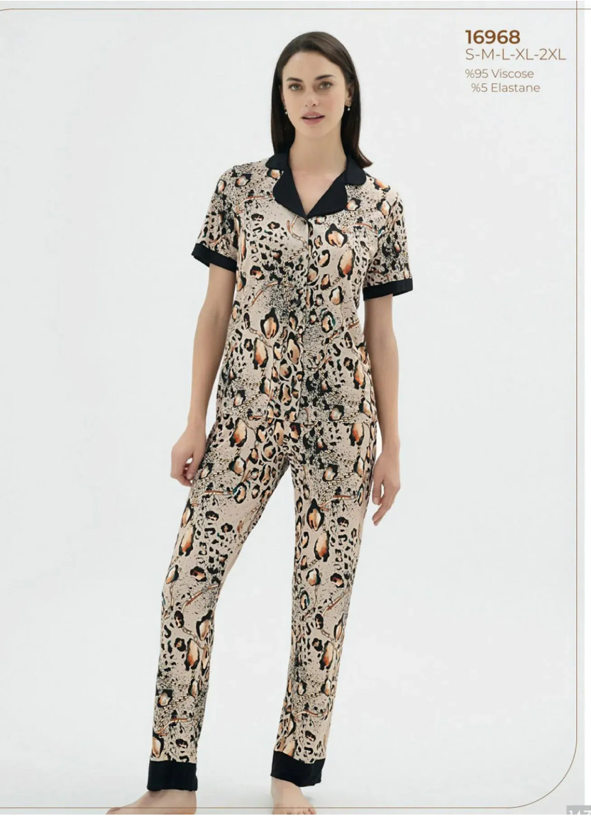 Women's Pajama Set (S+M+L+XL+2XL) Sevim 16968 — Istanbul wholesale supplier