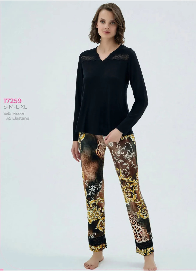 Women's Pajama Set (S+M+L+XL) Sevim 17259 — Turkish factory wholesale
