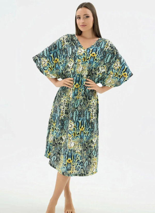 Women's Nightdress (S+M+L+XL) Sevim 17419 — Turkish textile wholesale