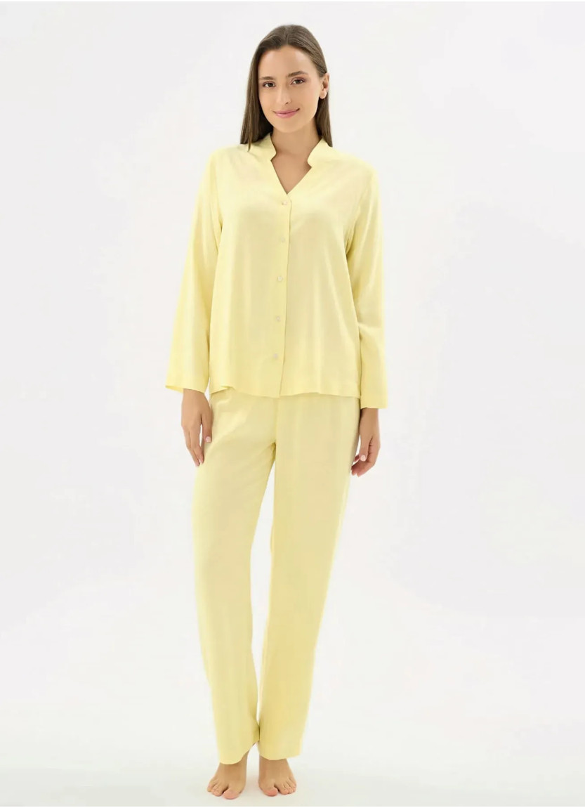 Women's Pajama Set with Button-Down (S+M+L+XL+2XL) Sevim 17465 — Turkish textile wholesale
