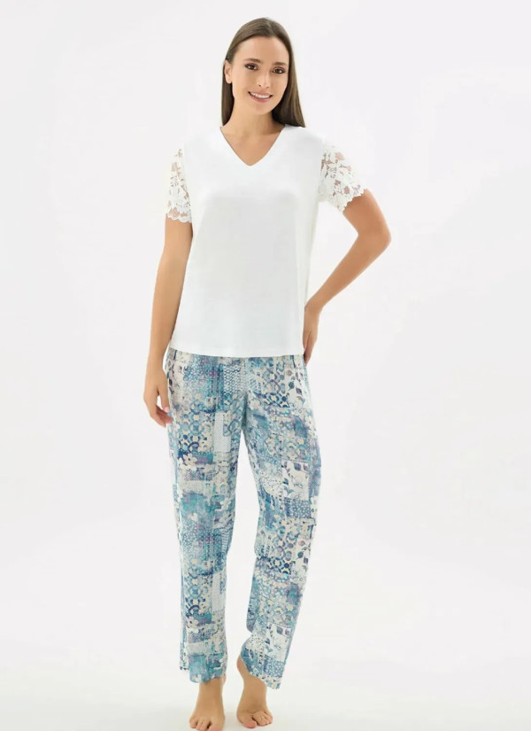Women's Pajama Set (S+M+L+XL) Sevim 17484 — wholesale from Turkey