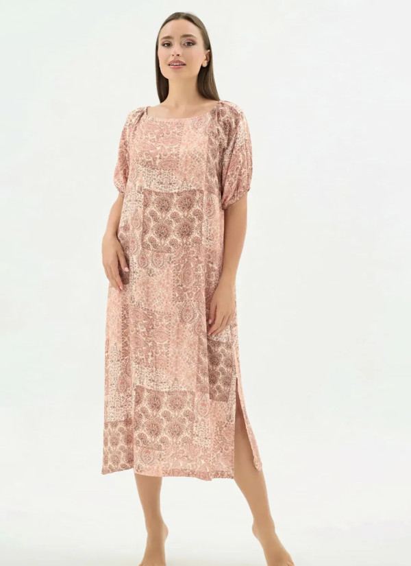 Women's Nightdress (S+M+L+XL) Sevim 17520 — Turkish textile wholesale