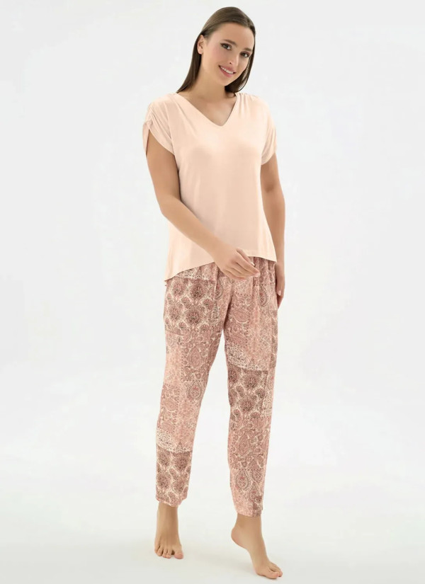 Women's Pajama Set (S+M+L+XL) Sevim 17521 — direct Turkish factory supply