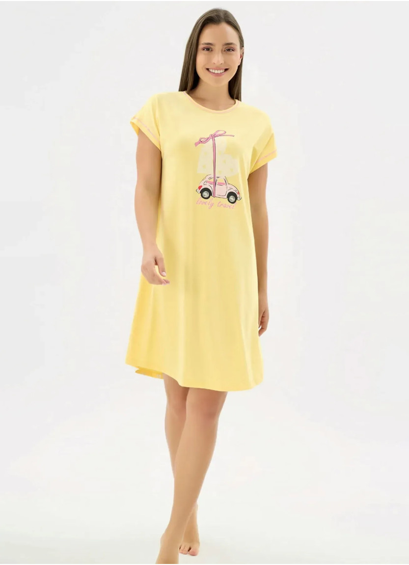 Women's Tunic with Print (S+M+L+XL) Sevim 17564 — direct Turkish factory supply