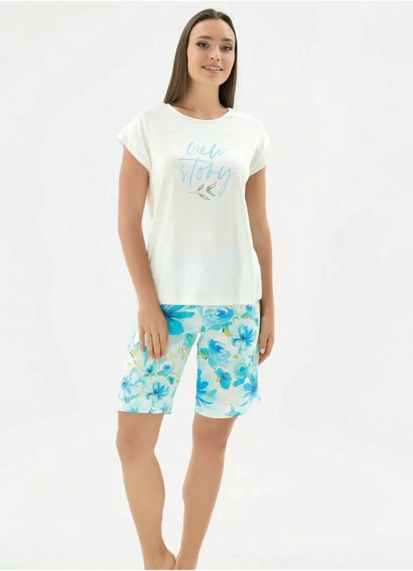 Women's Shorts Set (S+M+L+XL+2XL) Sevim 17572 — wholesale from Turkey