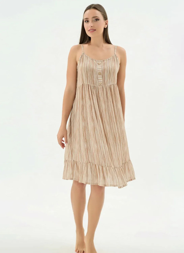 Women's Nightdress (S+M+L+XL) Sevim 17581 — direct Turkish factory supply