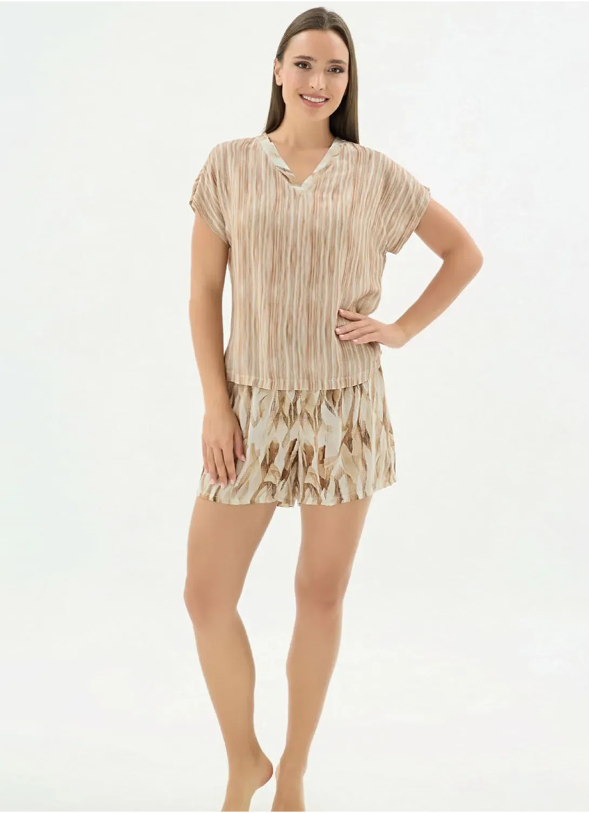 Women's Shorts Set (S+M+L+XL) Sevim 17583 — factory-direct from Turkey