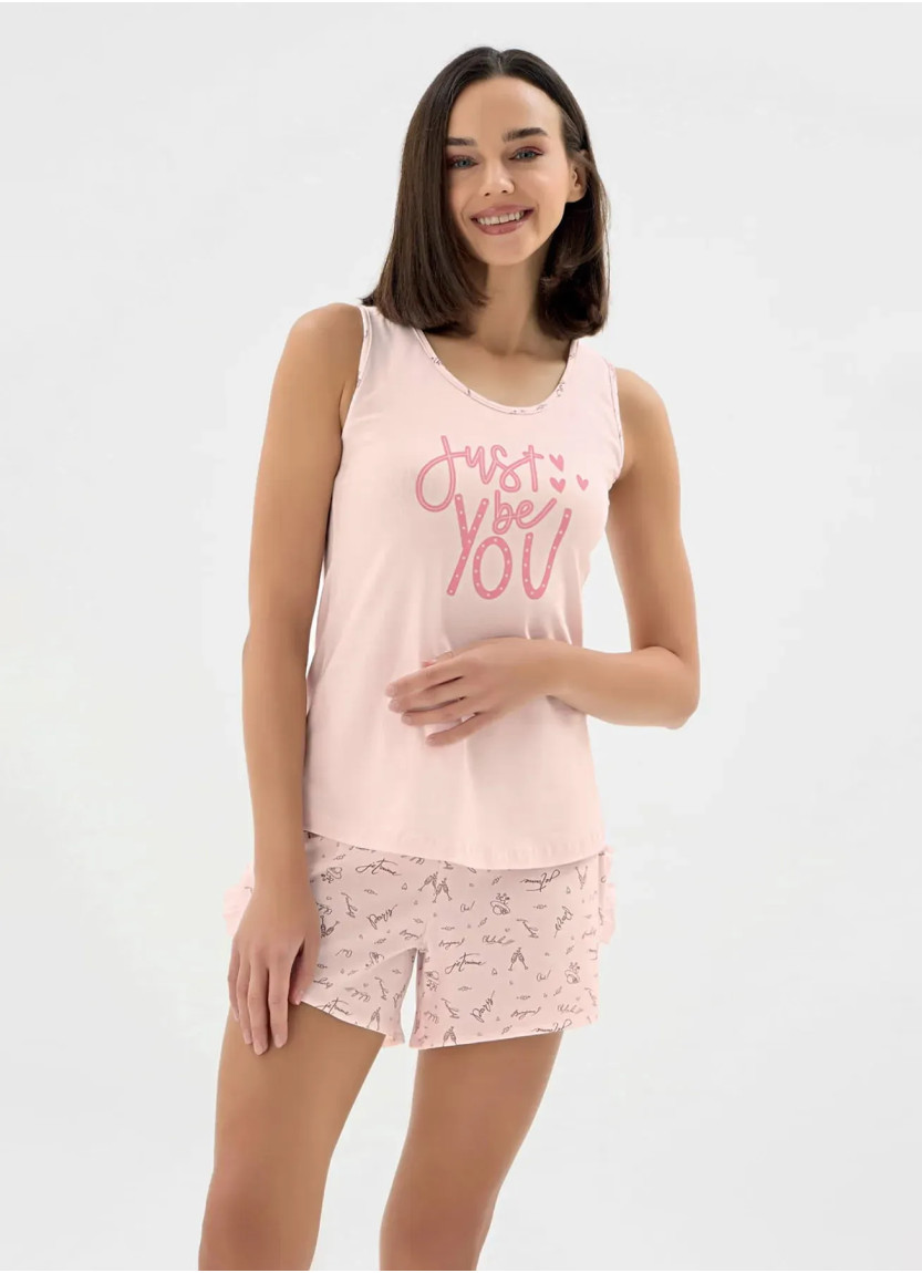 Women's Shorts Set with Print (S+M+L+XL) Sevim 17657 — wholesale for boutiques