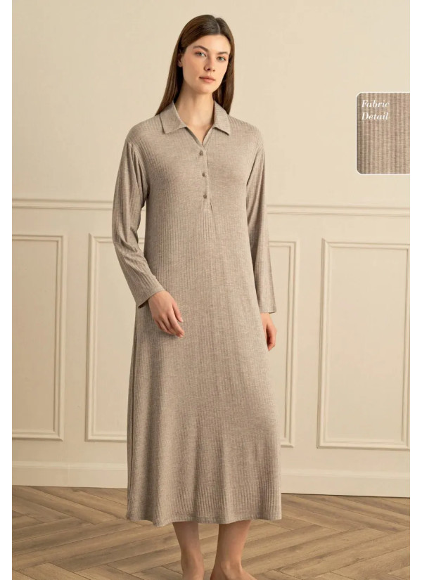Women's Nightdress (S+M+L+XL) Sevim 17937 — Turkish factory wholesale