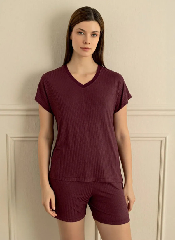 Women's Shorts Set (S+M+L+XL) Sevim 18049 — Turkey wholesale collection