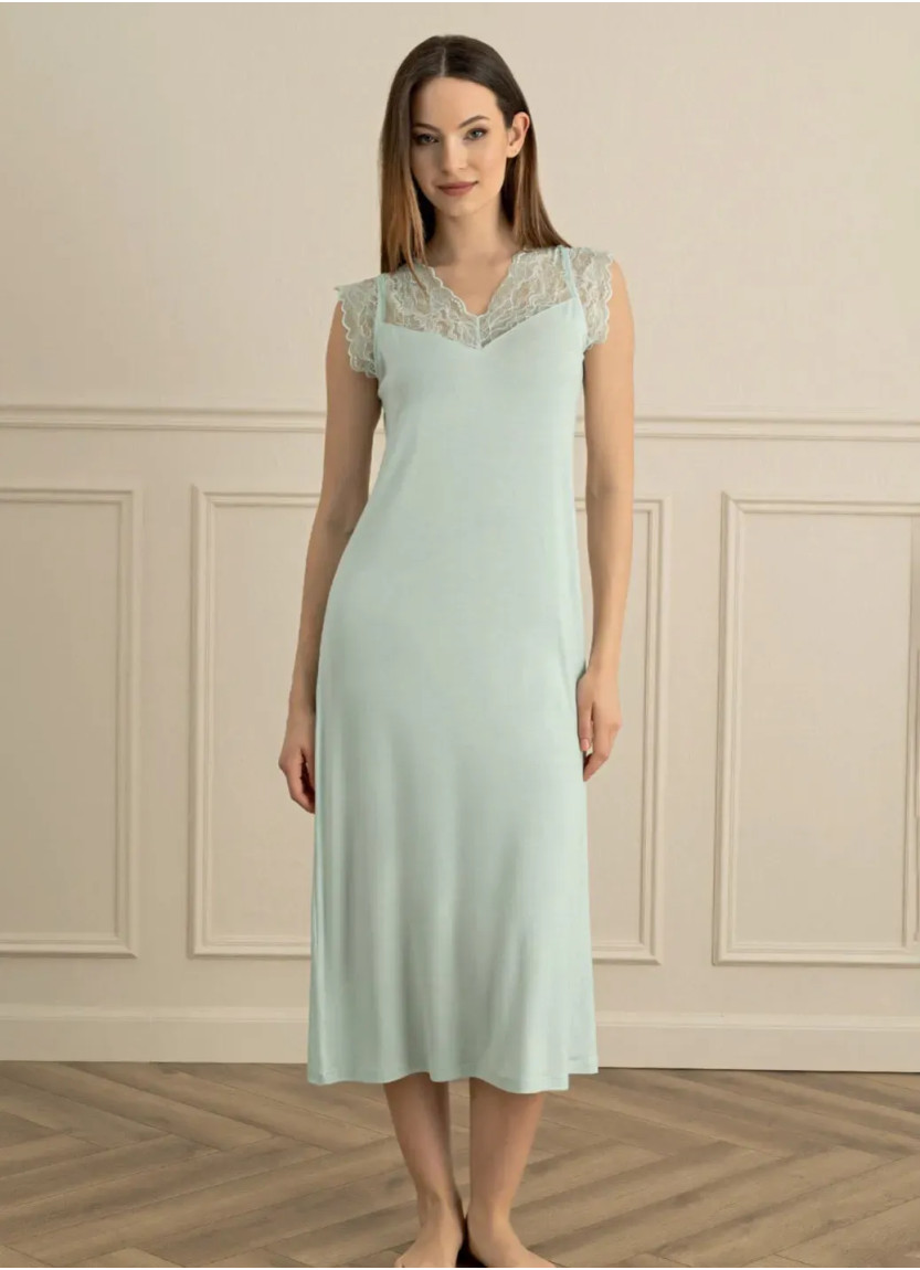 Женский Ночная Сорочка S+M+L+XL+2XL Sevim 18142 — оптом от турецкой фабрики