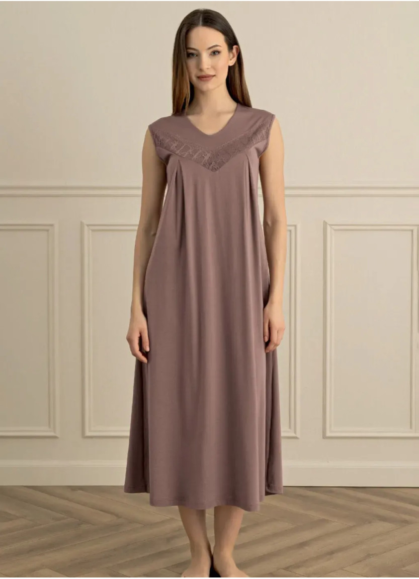 Women's Nightdress (S+M+L+XL) Sevim 18187 — Turkish factory wholesale