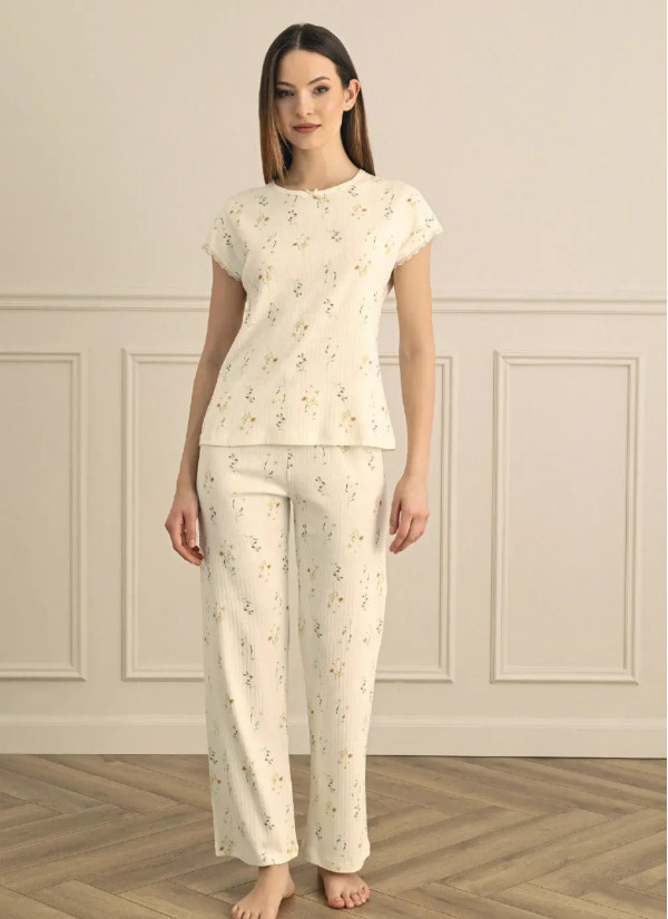 Women's Pajama Set (S+M+L+XL) Sevim 18228 — Turkish factory wholesale