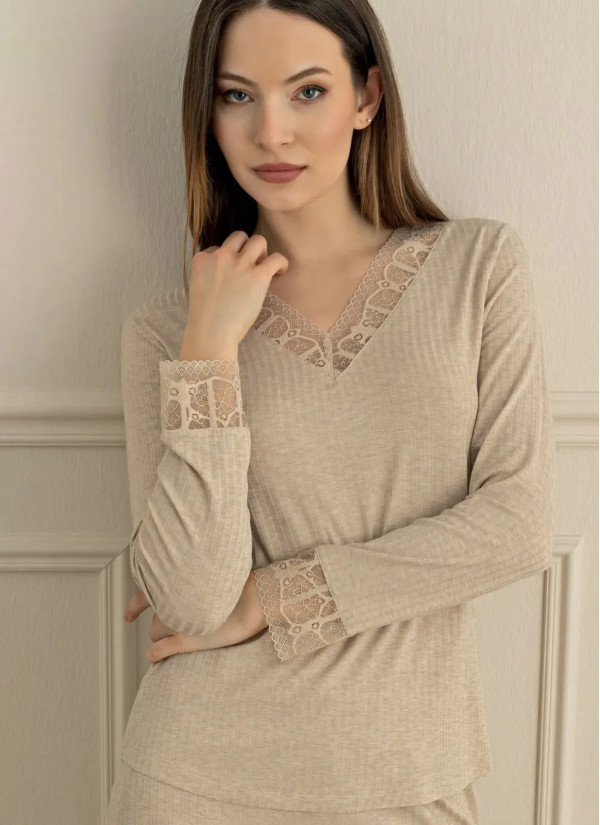 Women's Pajama Set (S+M+L+XL) Sevim 16008 — Turkish factory wholesale 2