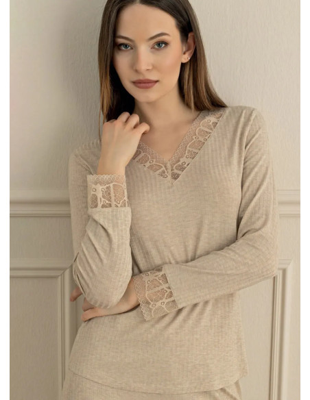 Women's Pajama Set (S+M+L+XL) Sevim 16008 — Istanbul wholesale supplier