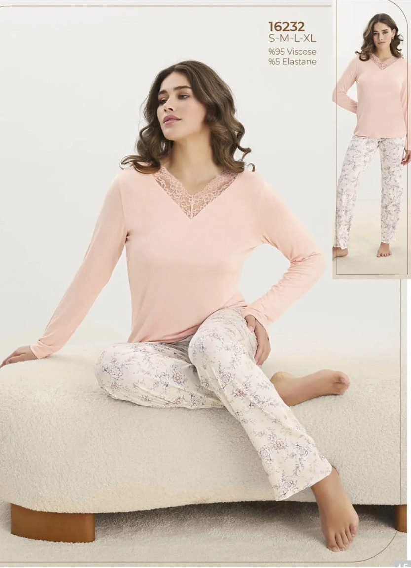 Women's Pajama Set (S+M+L+XL) Sevim 16232 — Turkey wholesale collection