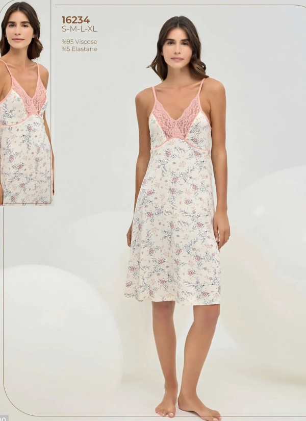 Women's Nightdress (S+M+L+XL) Sevim 16234 — wholesale for boutiques 2