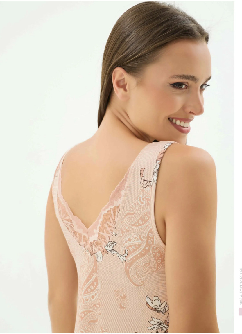 Women's Nightdress (S+M+L+XL) Sevim 17590 — wholesale from Turkey