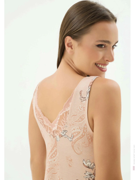 Women's Nightdress (S+M+L+XL) Sevim 17590 — wholesale from Turkey