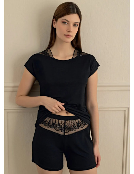 Women's Shorts Set (S+M+L+XL) Sevim 18079 — direct Turkish factory supply