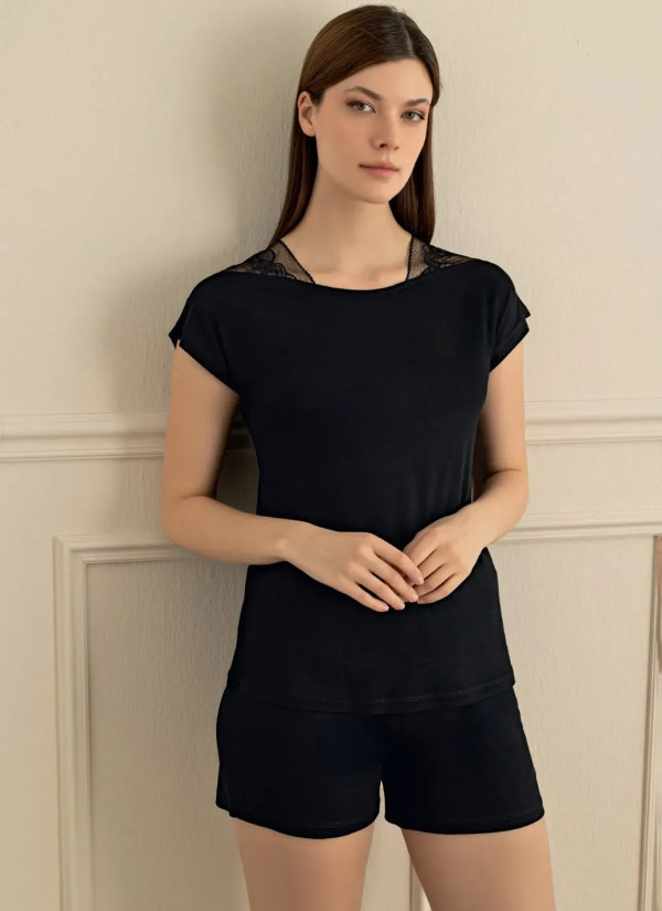 Women's Shorts Set (S+M+L+XL) Sevim 18079 — direct Turkish factory supply 2