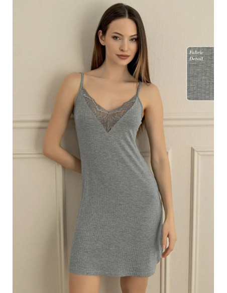 Women's Nightdress (S+M+L+XL) Sevim 17407 — Turkish factory wholesale