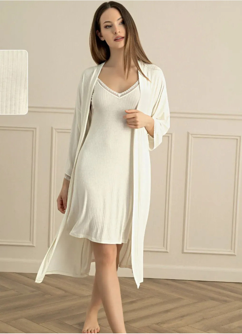 Женский Комплект с Халатом S+M+L+XL Sevim 15931 — купить оптом со Стамбула