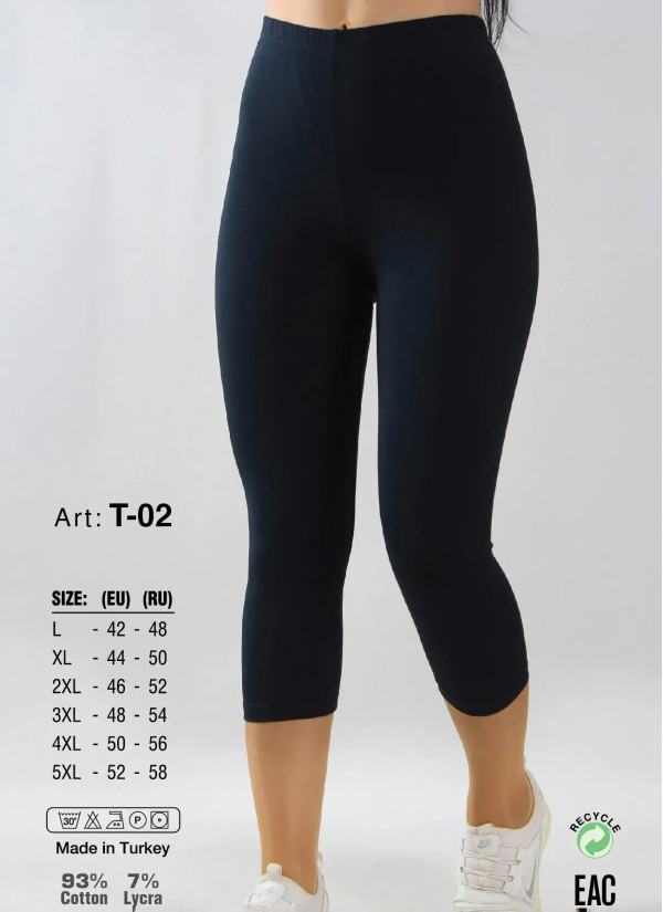 JEN T-02 Laci Leggings (L+XL+2XL+3XL+4XL+5XL) — Turkish factory wholesale