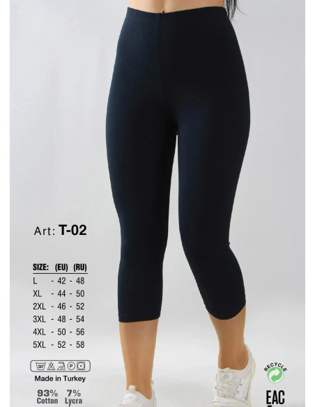 JEN T-02 Laci Leggings (L+XL+2XL+3XL+4XL+5XL) — Turkish factory wholesale