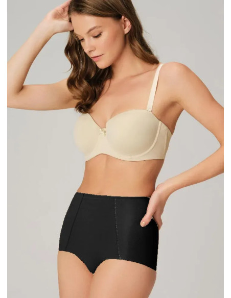 Seamless Shaping Shorts with High Rise Anil 2852 BLACK — Turkish textile wholesale