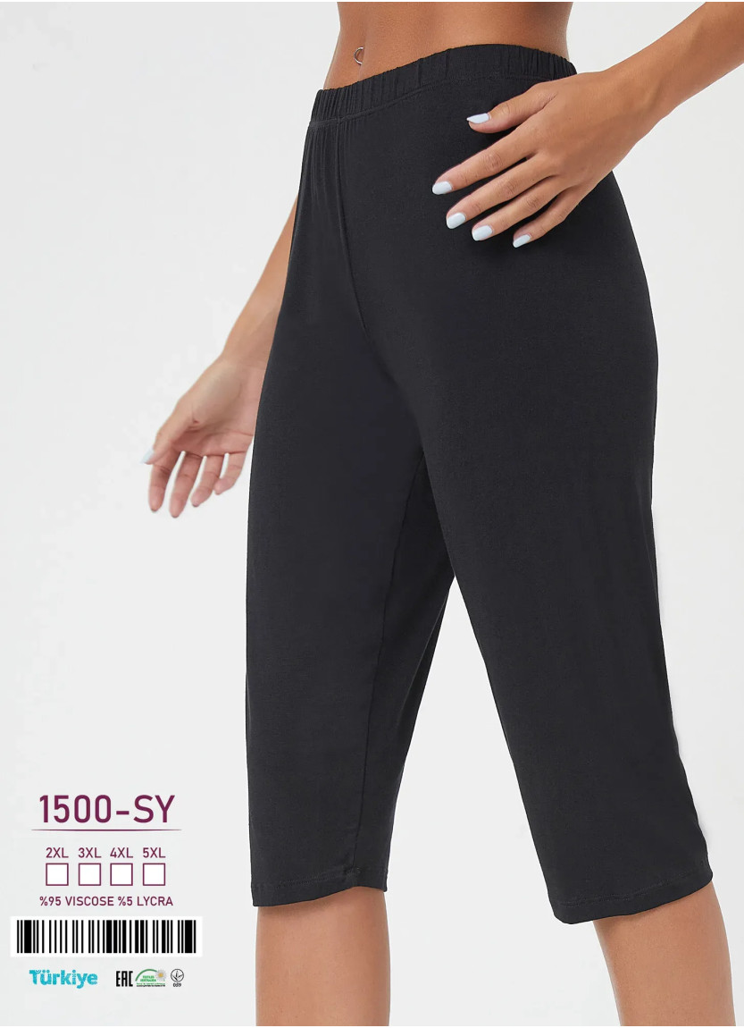 Caroline 1500-SY Leggings or Capri Pants (2XL+3XL+4XL+5XL) — Istanbul wholesale supplier