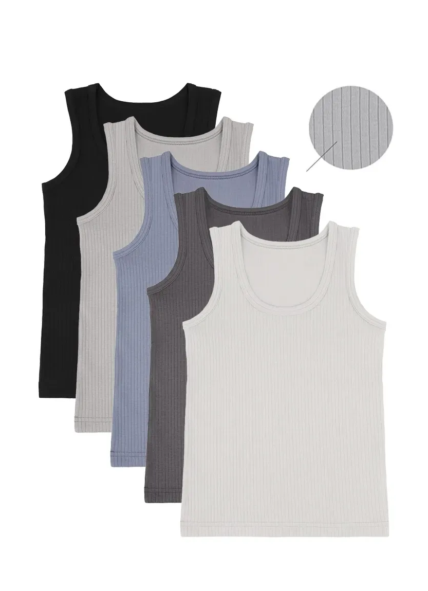Camisoles for Boys' (Assorted) 10 pcs/pack Donella 7723P — wholesale from Turkey