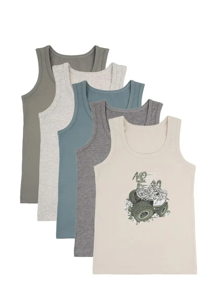 Camisoles for Boys' (Assorted) 10 pcs/pack Donella 7771PB31 — wholesale for boutiques