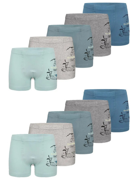 Panties Boxers for Boys' Boxer (Assorted) 10 pcs/pack Donella 7571PB30 — factory-direct from Turkey