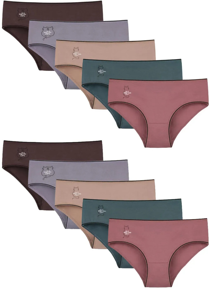 Panties for Girls' (Assorted) 10 pcs/pack. Donella 5071PB281 — direct Turkish factory supply