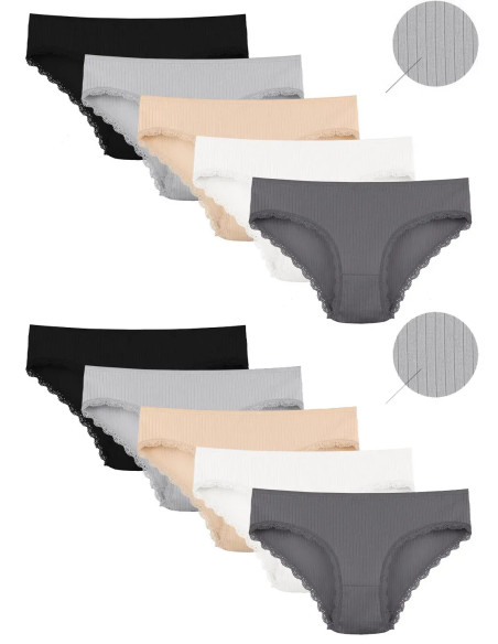 Panties for Girls' (Assorted) 10 pcs/pack. Donella 5123PD3 — Turkish factory wholesale