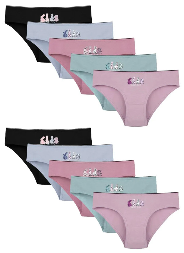 Panties for Girls' (Assorted) 10 pcs/pack. Donella 5171PB250 — factory-direct from Turkey