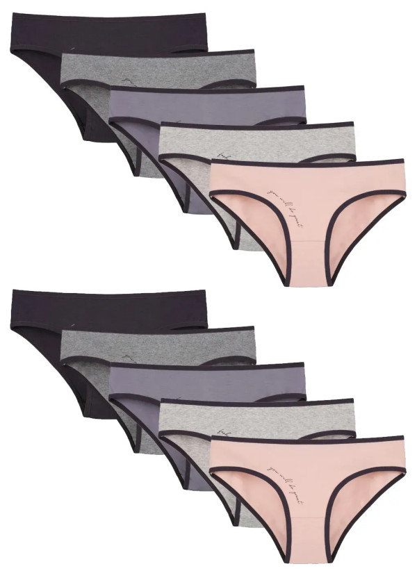 Panties for Girls' (Assorted) 10 pcs/pack. Donella 5171PB283 — Turkey wholesale collection