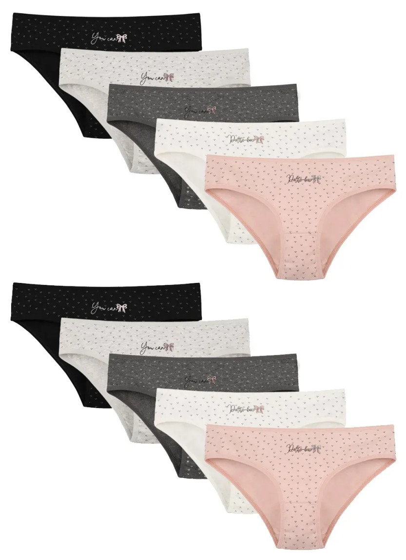 Panties for Girls' (Assorted) 10 pcs/pack. Donella 5181B51 — wholesale for boutiques
