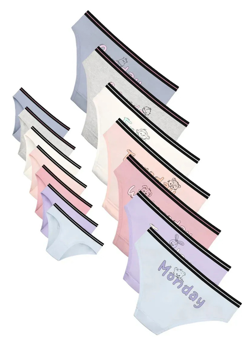 Трусики для Девочек (Ассорти) 7 шт/уп. Donella 75171PB272 — турецкий текстиль оптом