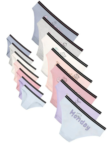 Трусики для Девочек (Ассорти) 7 шт/уп. Donella 75171PB272 — турецкий текстиль оптом