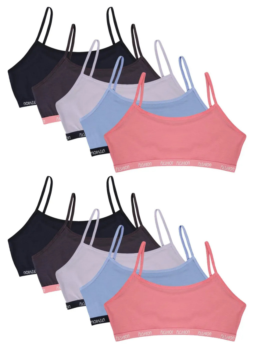 Bra Top for Girls' (Assorted) 10 pcs/pack. Donella 5971PD6-VO — direct Turkish factory supply